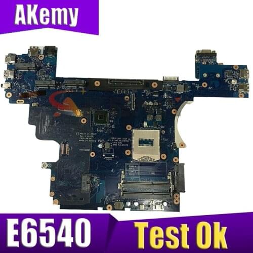 FOR Dell E6540 Laptop motherboard LA-9414P DDR3 CN-0H8XNK 0H8XNK 0H8XNK Mainboard