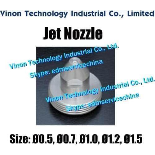 23EC085A219 edm U6 Jet Nozzle Ø1.0mm for Makino W,DUO,UP series machines. edm wear parts for Makino 23EC.085A.219