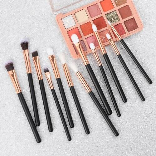 Hot Sale12pcs Eye Brush Makeup Brush Set Skin Color Makeup Brush Eye Shadow Brush Set Beauty Makeup Tool
