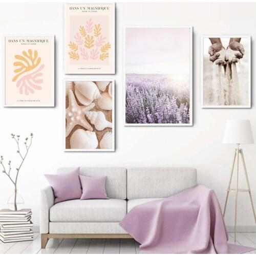 Lavender Reed Lake Bike Matisse Landscape Wall Art Canvas Painting Nordic Posters And Prints Wall Pictures For Living Room Decor