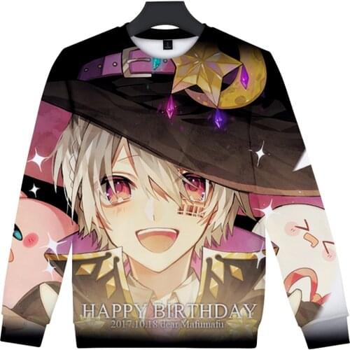 Mafumafu Soraru After the Rain 3D printing autumn and winter Holiday passionate style Men/Women Japan Kawaii clothes Round