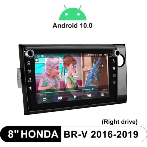 Radio Tape Recorder 1 din Autoradio Android Bluetooth Multimedia Player ​For Honda BR-V 2016-2019 With Car Stereo Apple CarPlay