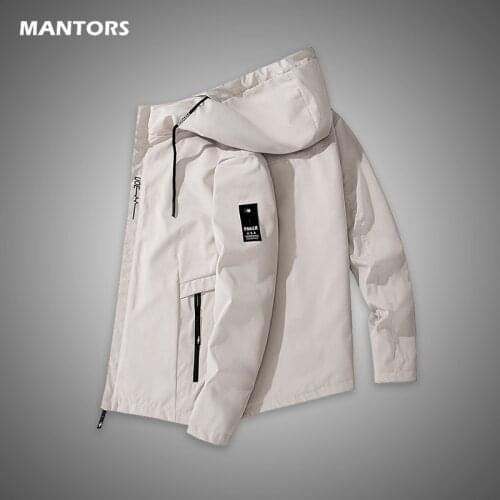 Hooded Jacket for Men 2021 Bomber Jacket Mens Windbreakers Zipper Coats Spring Autumn Casual Sportswear Slim Cargo Jacket Men