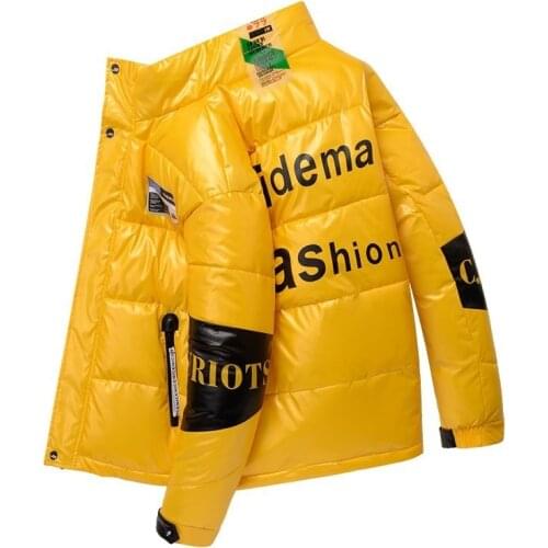 Men Winter Jackets ParkaThick Hooded Jacket Trend Warm Harajuku Coat Male Casual Zipper Jackets Windproof Waterproof Outwear