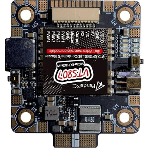 PandaRC VT5807 40CH 25-600mw 2-6S VTX&PDB&LED controller&BUZZER 4IN1 Transmitter for FPV 210 250 Racing Drones