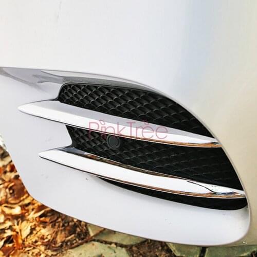 For Mercedes Benz E Class W213 2017 2018 Front Side Grille Decorative Trim Car chrome Styling Accessories