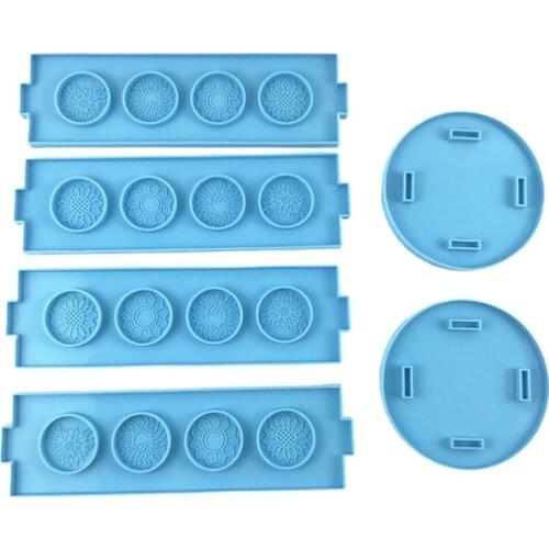 U90E Coffee Capsule Storage Rack Epoxy Resin Mold Coffee Pod Holder Shelf Stand Silicone Mould DIY Crafts Mold