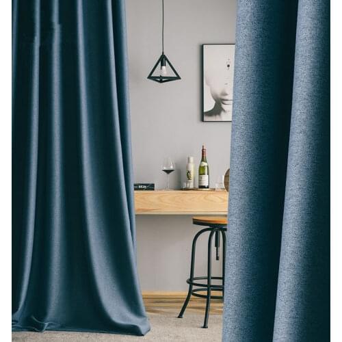 Window Curtains Blackout Shading For Living Room Bedroom Soundproof Insulation Curtains Thickening