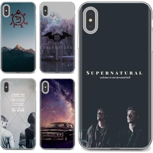 For Samsung Galaxy J1 J2 J3 J4 J5 J6 J7 J8 Plus 2018 Prime 2015 2016 2017 EU Funny Silicone Phone Case Supernatural Wallpapers
