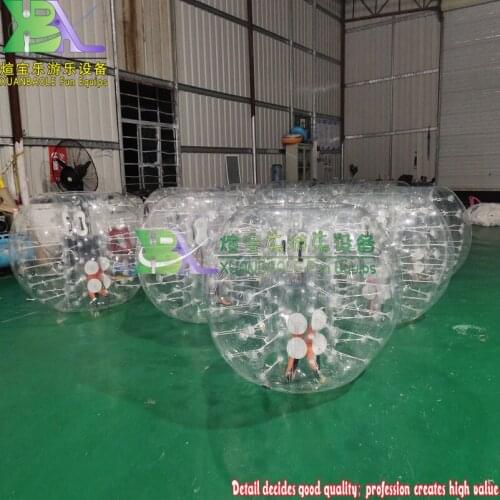 Promotion 0.8MM PVC/TPU Inflatable bumper bubble soccer ball for football sport games