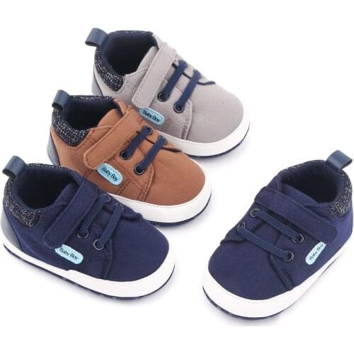 Newborn Baby Shoes Girls Boys Soft Warm Nubuck Leather Prewalker Anti-slip Shoes Canvas Sports Sneakers Moccasins Footwear Shoes