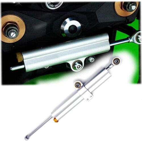 130MM Motorcycle Lengthened Double Tube Damper Shock Absorption Stabilizer Bracket Damper Universal Motorcycle Accessories