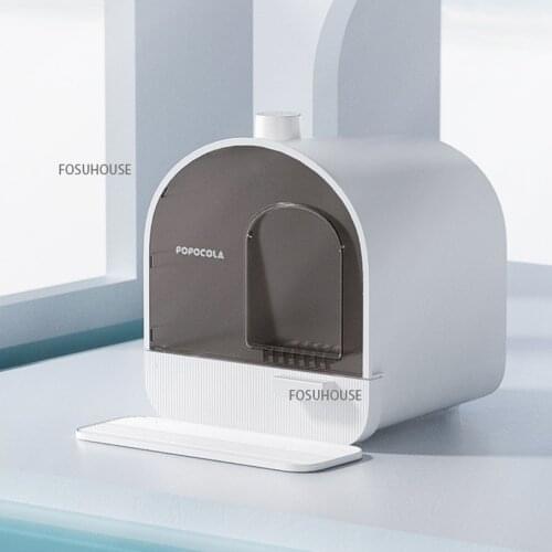 Pet Supplies Cat Litter Box Basin Fully Enclosed Drawer Type Extra Large Sand Toilet Defend Excrement Splashing With Litter Box