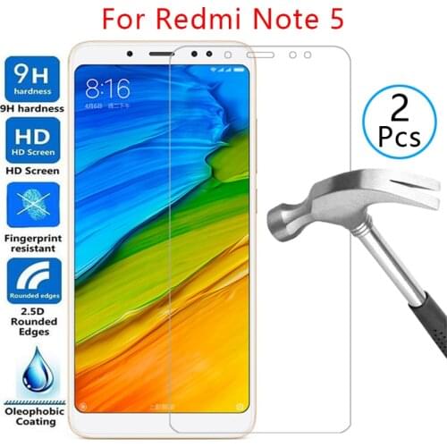 Tempered glass screen protector for xiaomi redmi note 5 case cover on ksiomi redmy note5 not not5 protective phone coque bag 360