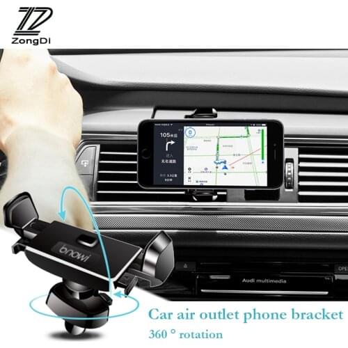 ZD 1X 360-degree rotatable cell phone supporter For Suzuki swift sx4 Mazda 3 6 cx-5 Renault megane 2 3 duster clio 4 accessories