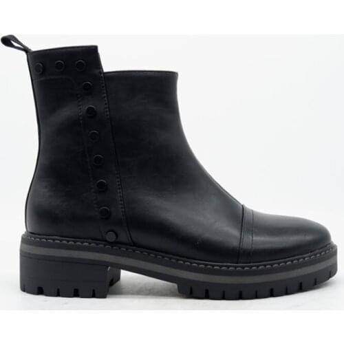 Female corporate shoes Chelsea women footwear with color sewing Mid heel Ankle Classic Boots popular elastic low flatform Lady’s