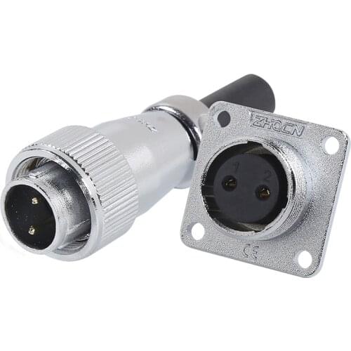 ZHQCN WS16 TQ+Z Industrial Aviation Male Plug Female Socket Waterproof Power Adapter Metal Solder Connectors 2 3 4 5 7 9 10 Pin