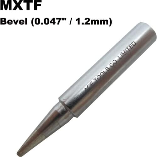 10 PCS Weller MXTF Soldering Tips Bevel 1.2mm Replacement Fit WSD71 WSDT1 WP70 Station Iron Bit Nozzle Pencil Handle Welding