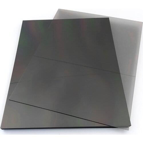 2pcs Pack 30*20CM Horizontal 0 degree Linear polarizer film,polarized filter,polarizer film