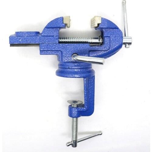 360 degree rotating Fixture 50MM table vise cast iron vise flat vise Woodworking Hand Tool Bench Clamp