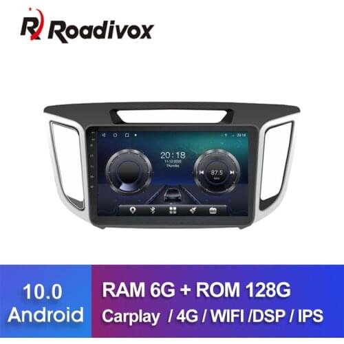 9" android 10.0 Octa Core car gps dvd player for HYUNDAI IX25 2015 2018 car radio multimedia player head unit navigation