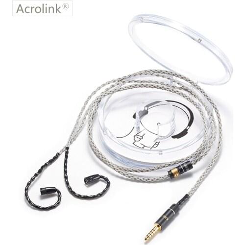 Acrolink 1.2m PCOCC 8 Core High Qulity DIY Upgraded Earphone Cable Repair Replacement With IE80 Interface For 4.4 XLR