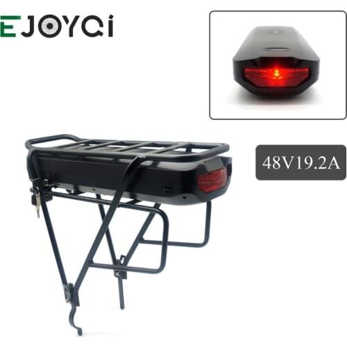 EJOYQI 48V Electric Bike Battery Pack Electric Bicycle LG 48V 19.2Ah 28Ah Ebike Rear Rack Battery EBike Lithium Battery