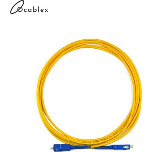 Free Shipping SC to SC Single-mode Simplex optical fiber patch cord SM SC/SC fiber jumper cable