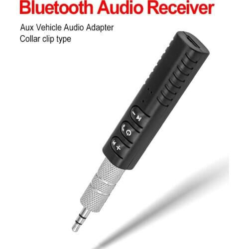 Hands-Free Wireless Bluetooth 3.5mm Jack Aux Audio Receiver Adapter Music Receiver MP3 Player Car Bluetooth Kit