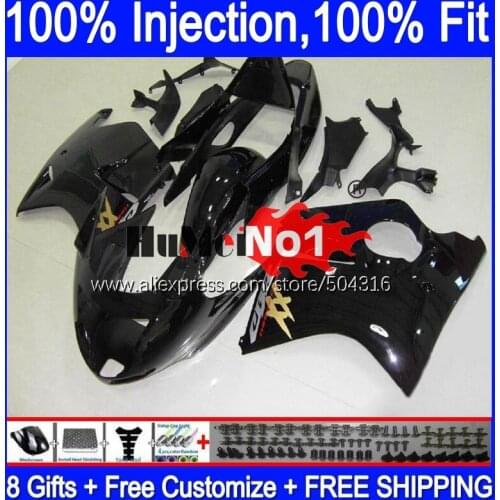 Blackbird For HONDA CBR 1100 XX CBR1100XX 92MC.0 CBR1100XX 1996 1997 1998 1999 2000 2001 96 97 98 99 00 01 Fairing Glossy black
