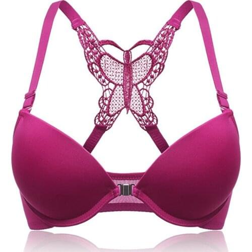 Plus Size Bra Sexy Invisible Butterfly Bra Women Underwear Bralette Seamless Pitted Female Lingerie Push Up Crop Top Bh Seamless