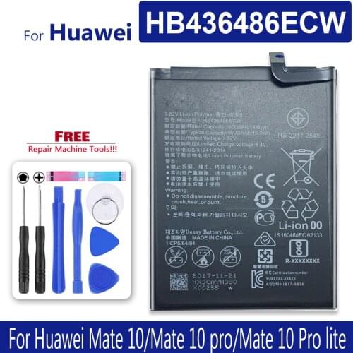 HB436486ECW Battery For Huawei Mate 10 / Mate 10 Pro / Mate 10 Pro lite / Mate10 / Mat10 Pro / Mate10Pro lite Mobile Bateria