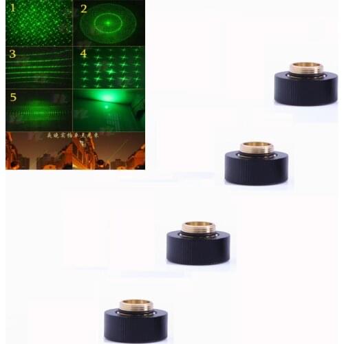 5pcs Green Laser Sight 303 CNC Lasers Pointer Powerful device Adjustable Focus Lazer with Star Cap (Just for laser 303 use)
