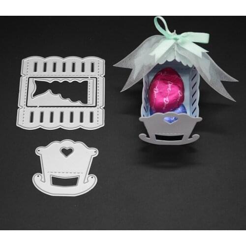 Metal cutting dies cut die mold 3D love baby crib decoration Scrapbook paper craft knife mould blade punch stencils dies 2020