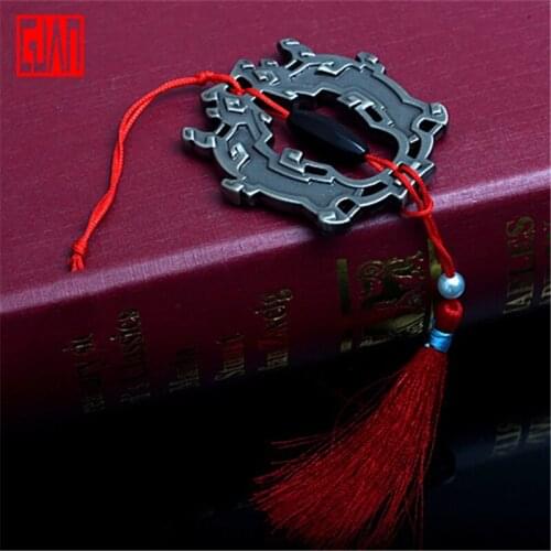 Modao Around Wei Wuxian Yin Tiger Symbol Couple Pair Set 5 Cm Cosplay Lan Wangji Alloy Weapon Decoration Metal Crafts