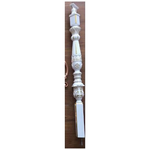 Freeshipping Al-Mg alloy column Floor Mount Newel Post