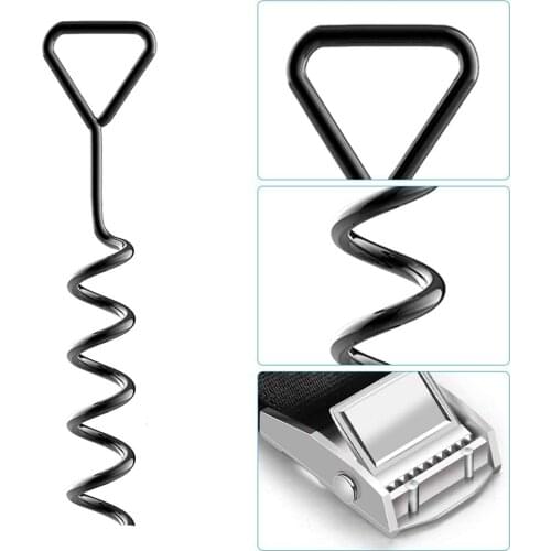 Ground Anchor, Fixed Trampoline Spiral Ground Anchor Tents Accessory