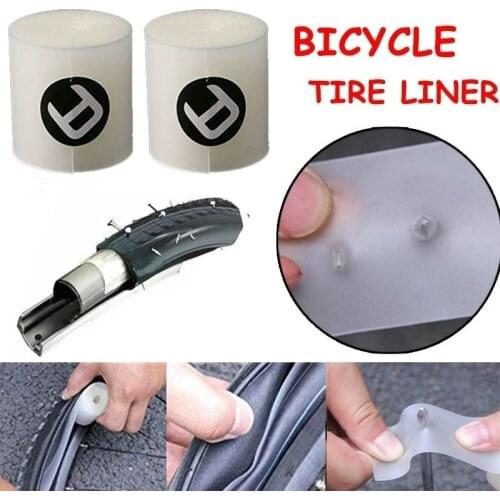 2pcs Bicycle Tire Liner Bike Puncture Proof Belt Protection Pad Anti-Puncture Tyre Protector Tape MTB Road Bike Repair Tools Hot