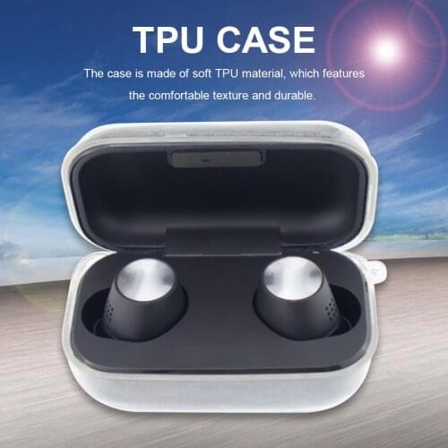 TPU Clear Headphone Case for Sennheiser Momentum True Wireless 2 Shockproof Earphone Protective Case Earbuds Cover