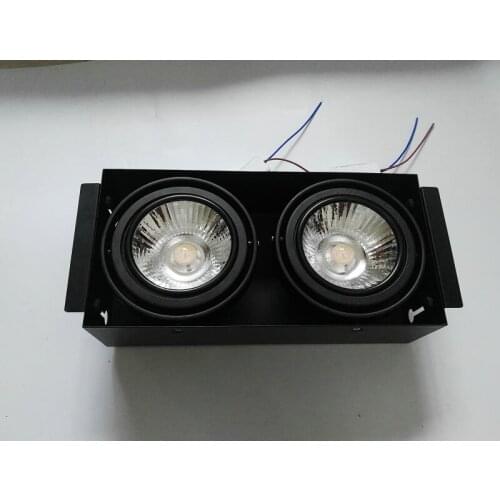 Dimmable CREE LED Downlight 2*15W 30W LED Spotlight Dimmable 220V LED Spot Recessed Downlight White house 6pcs/lot