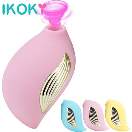 IKOKY 10 Frequency Sucking Vibrator Nipple Sucker Adult Sex Toys for Women Clit Stimulation Vibration G-spot Clitoris Stimulator