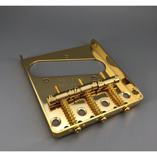 TELE Guitar Brass Saddle Gold Vintage Guitar Bridge For