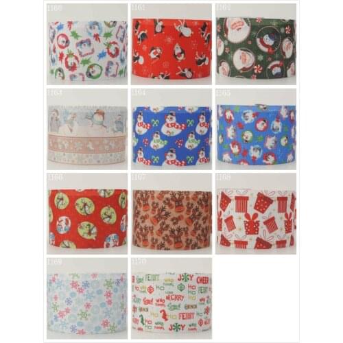 10yards - different size -CHRISTMAS ribbon -Christmas tree/Santa Claus/Snow/Snowman,green grosgrain ribbon/satin ribbon