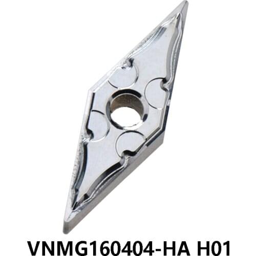 100% Original VNMG160404-HA VNMG160408-HA H01 VNMG 160404 160408 Carbide Inserts Lathe Cutter Tools for Aluminum