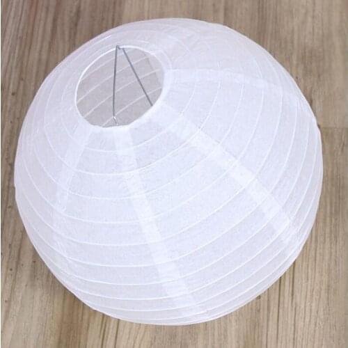 100 Pieces White Chinese Paper Lantern Wedding Childrens Birthday Party Baby Shower Hanging Decoration supplies