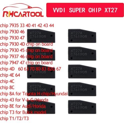 20pcs Xhorse VVDI mini VVDI KEY TOOL MAX Super Chip Transponder for ID46/40/43/4D/8C/8A/T3/47/41/42/45/ID46 for VVDI2 Key Tool