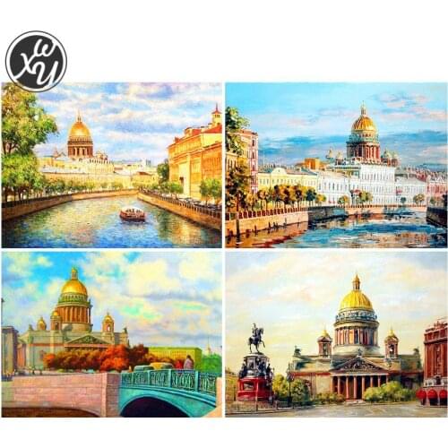 Diamond Painting Saint Petersburg Landscape Diamond Embroidery Diamond Mosaic Art Kits for Adults Full Drill Diamond Decoration