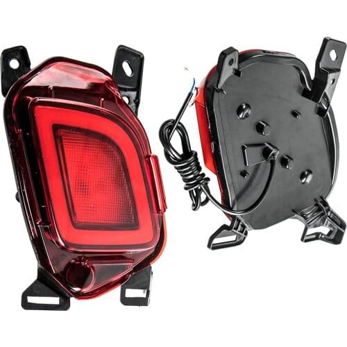 Car Bumper Light LED Rear Fog Light Tail Lights 12V Left Right For Toyota Highlander 2015-2019