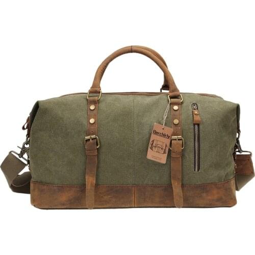 Large Capacity Canvas Duffle Bag Weekend Luggage Handags Tote for Travel Crossbody Bags