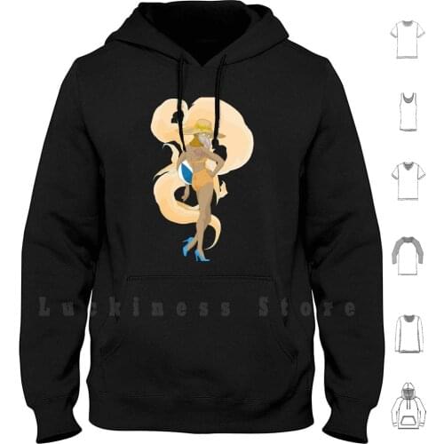 Plague Pinups - Tangerine hoodies Plague Plague Mask Swimsuit Pinup Beach Bikini Smoke Miasma